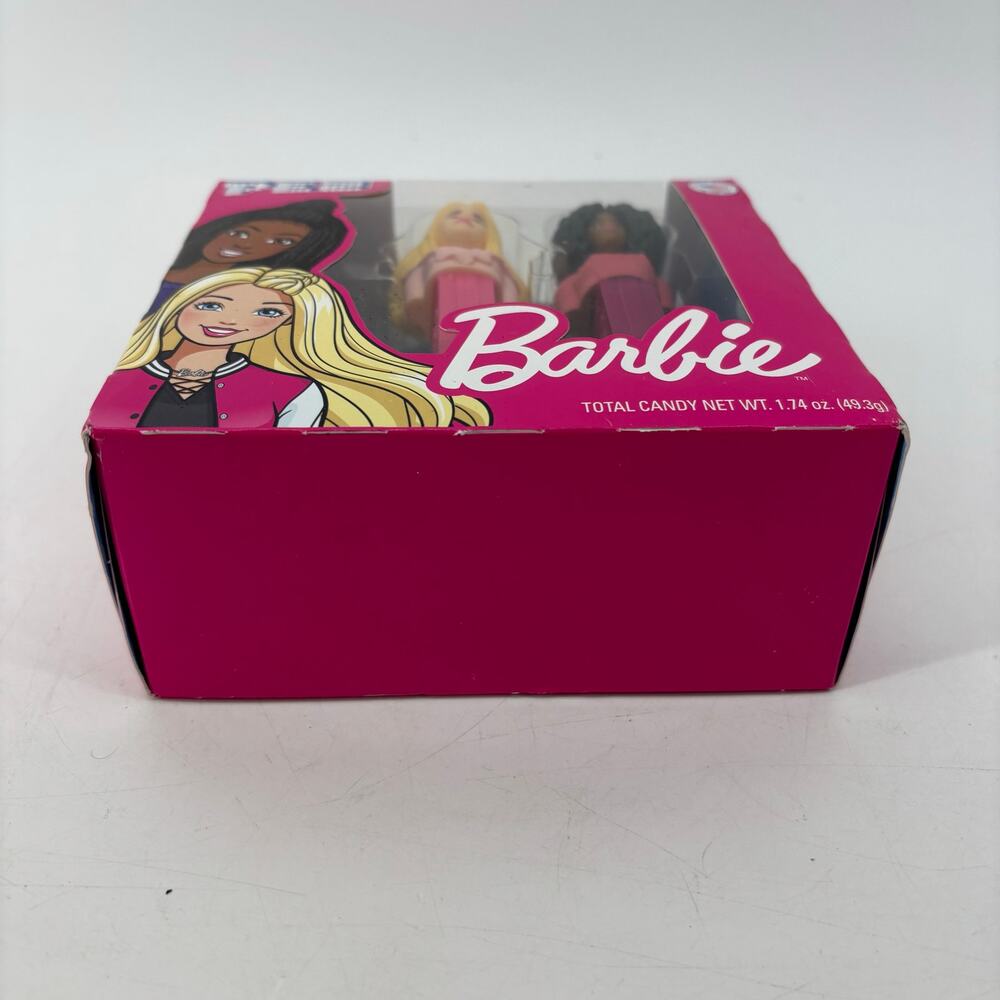 Barbie Twin Box 2024 Set Barbie Gift Pez Dispensers Black & Blond Hair - Picture 3 of 8